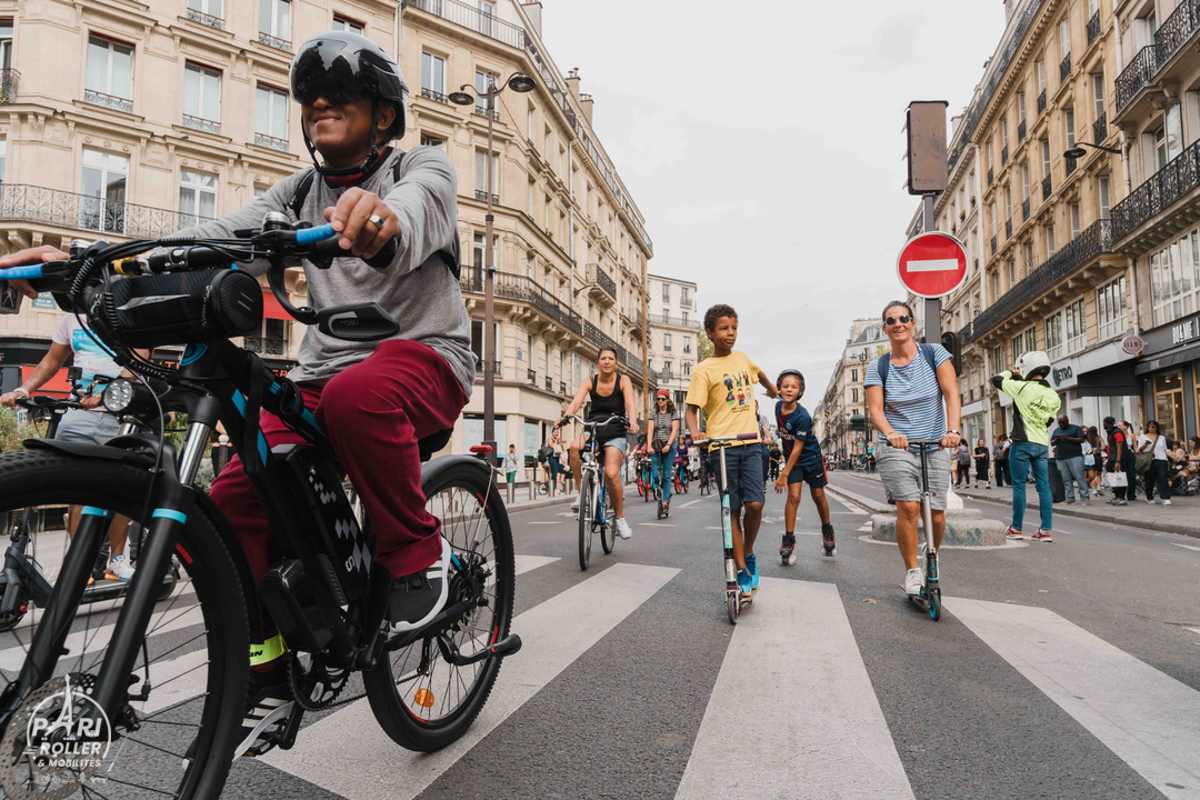 Balade trottinette en famille à Paris