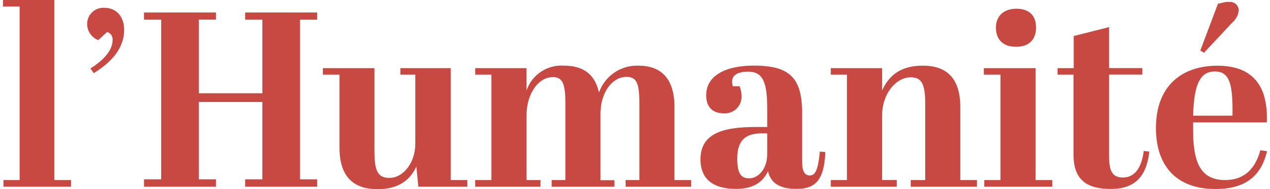 Logo journal L'Humanité