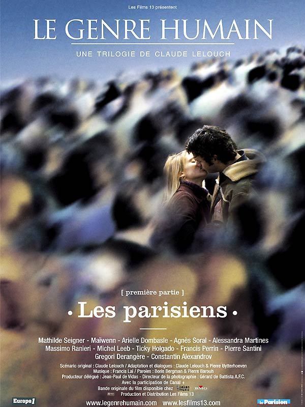 Affiche film Le gens humain Les parisiens