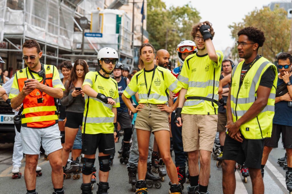 Staff bénévole Pari roller & Mobilités