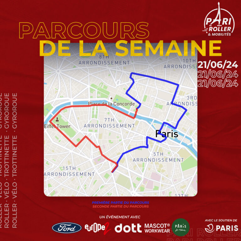 Parcours Pari roller & Mobilités