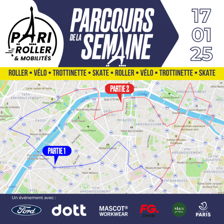 Pari Roller & Mobilités 17 janvier 2025