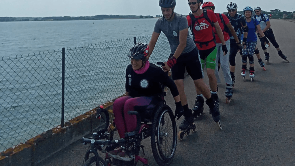 Club Soliroues Roller et inclusivité à la mer