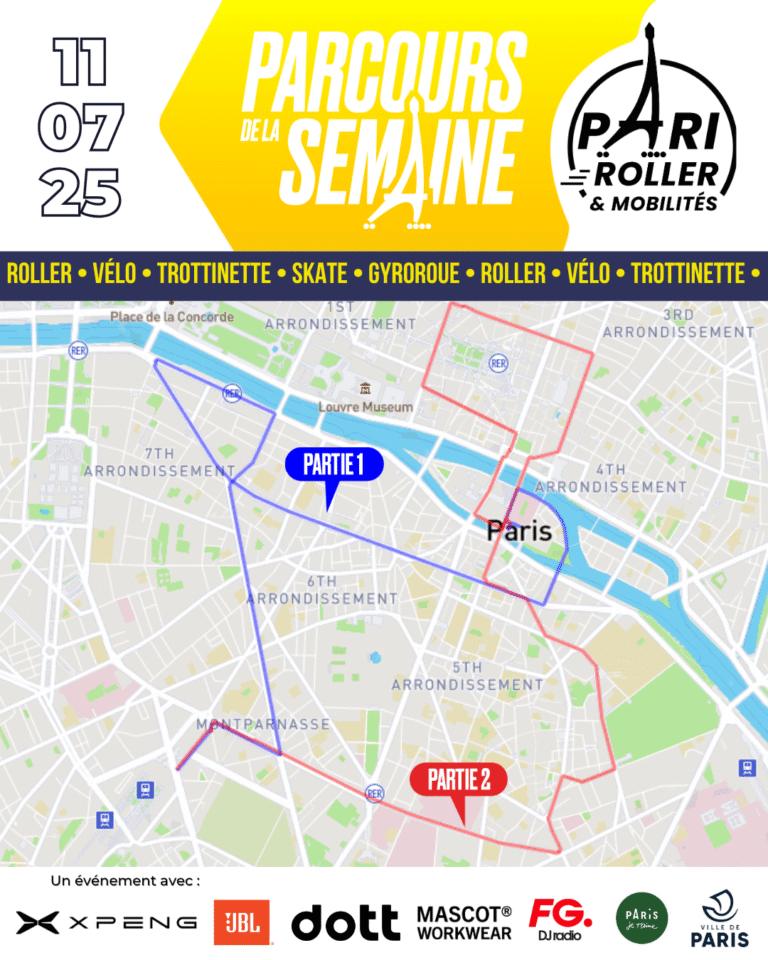 Balade Pari Roller 11 juillet 2025