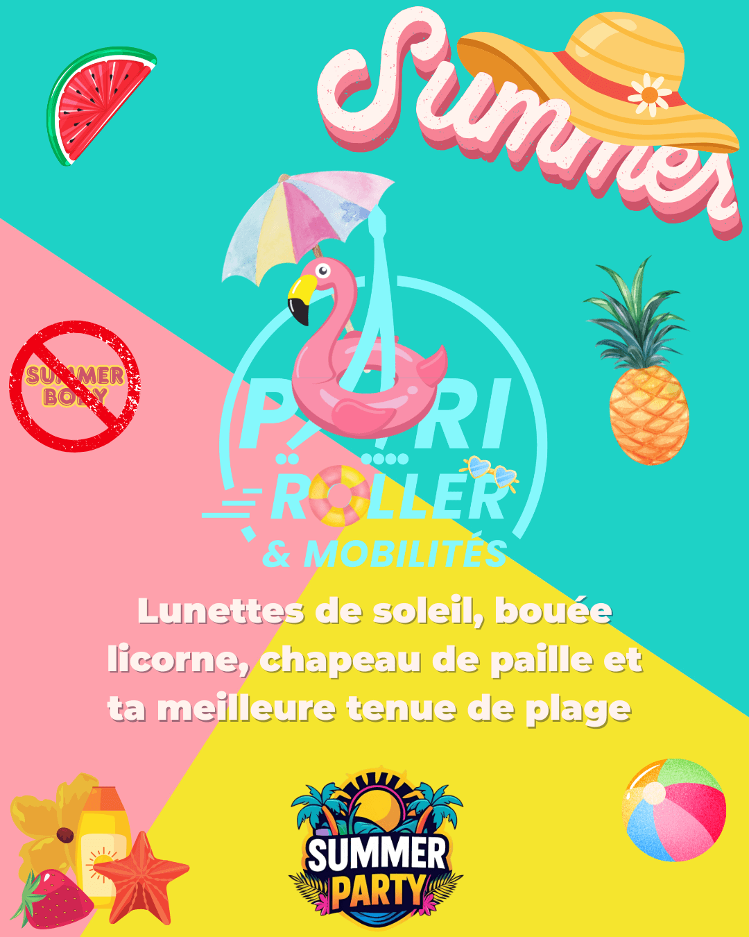 Dress code summer party 2025 Pari Roller & Mobilités