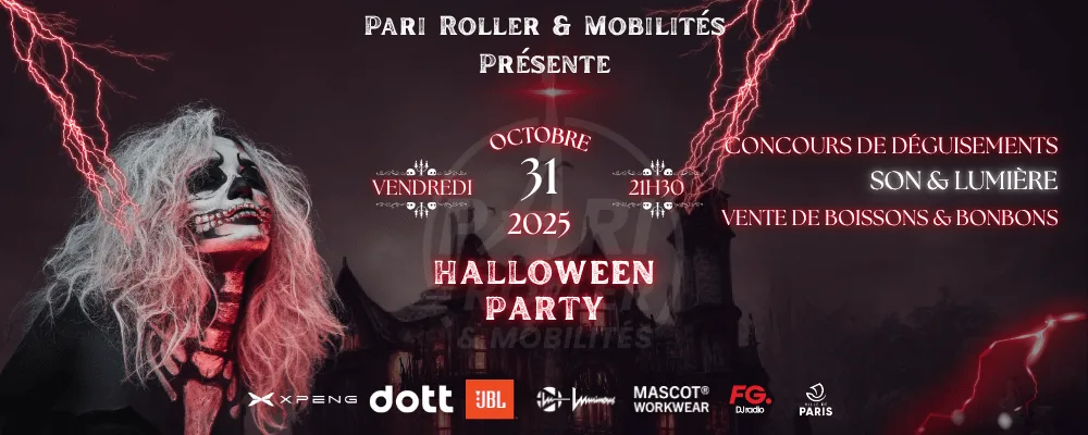 Halloween 2025 Paris Pari Roller & Mobilités
