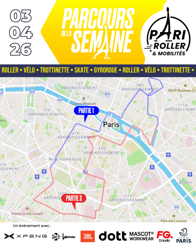 Parcours 03/04/2026 Pari Roller & Mobilités