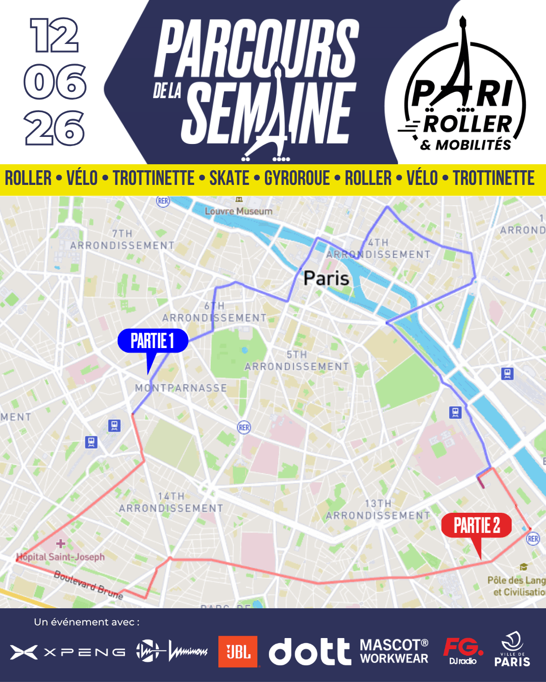 Parcours 12 juin 2026