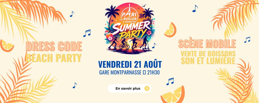 Summer party pari roller & Mobilités