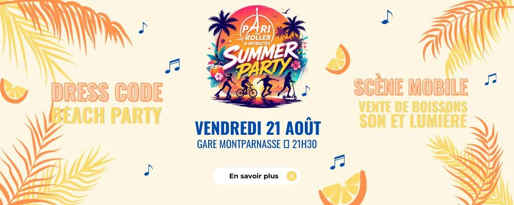 Summer party pari roller & Mobilités