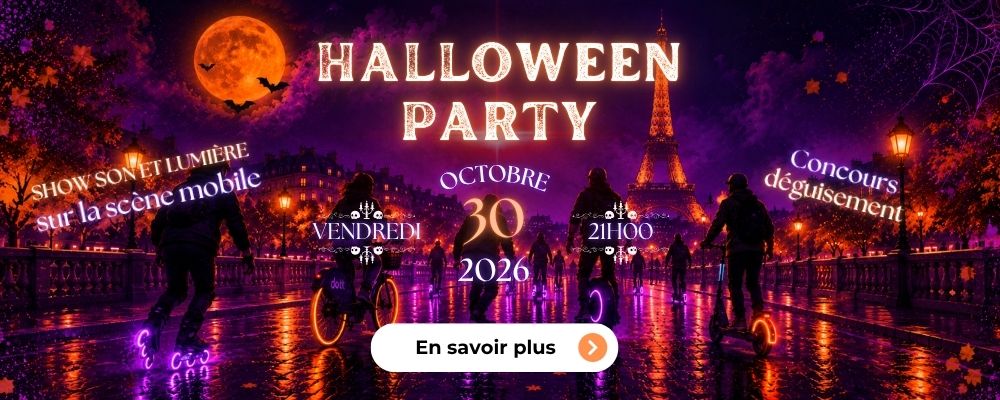 Bannière Halloween 2026 Pari Roller & Mobilités