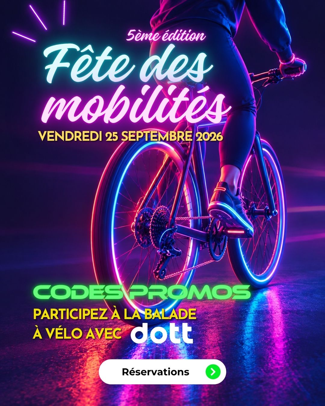 Réservation vélo Dott