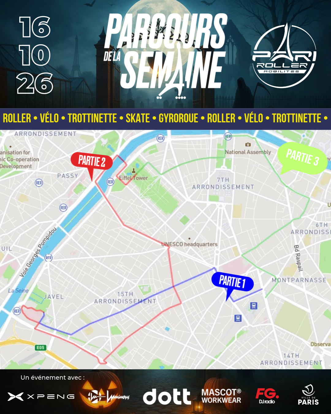 Parcours Pari Roller & Mobilités